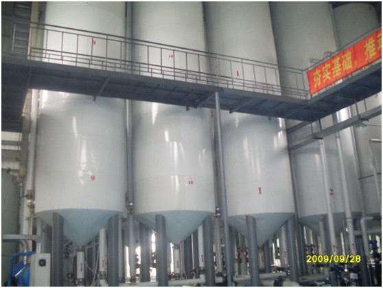Palm oil refinery machinery
