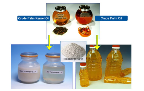 bleached palm oil and kernel oil