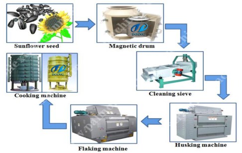 sunflower seed oil production process