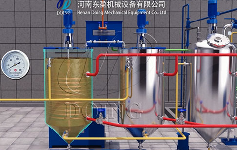 1-10tpd vegetable oil refinery plant supplier