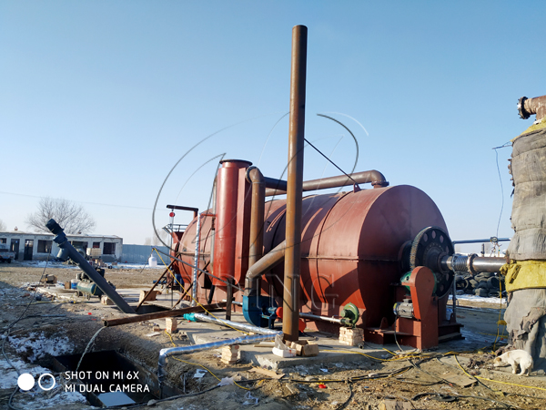 tyre to oil plant